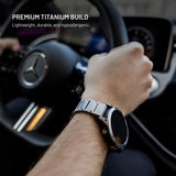 Fast Samsung Galaxy Watch Ultra Armbånd Titaniumrem Natur
