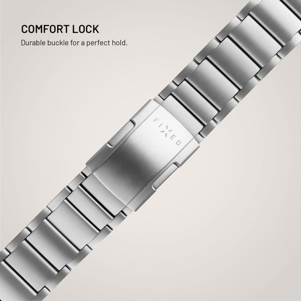 Fast Samsung Galaxy Watch Ultra Armbånd Titaniumrem Natur