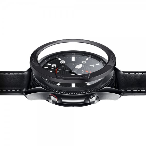 Spigen Samsung Galaxy Watch3 45mm Skal Chrono Shield Sort