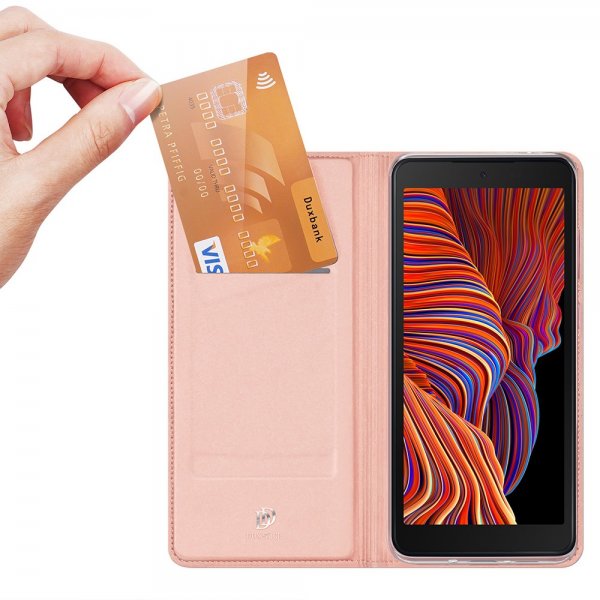 Dux Ducis Samsung Galaxy XCover 5 Etui Skin Pro Series Rosaguld