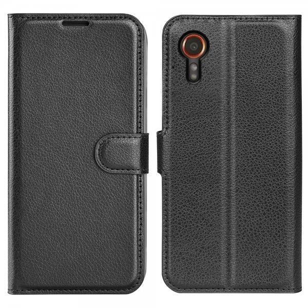 Samsung Galaxy XCover 7 Etui Litchi Sort