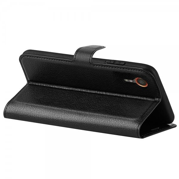Samsung Galaxy XCover 7 Etui Litchi Sort