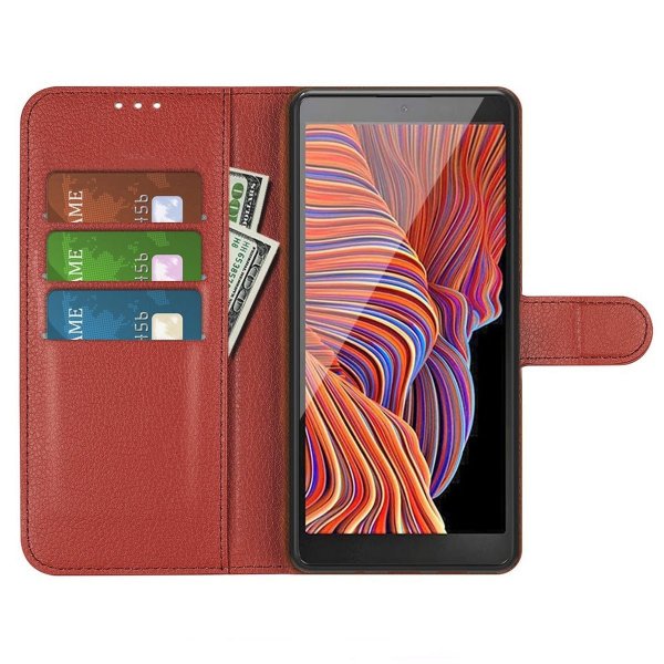 Samsung Galaxy XCover 7 Cover med Stander Brun