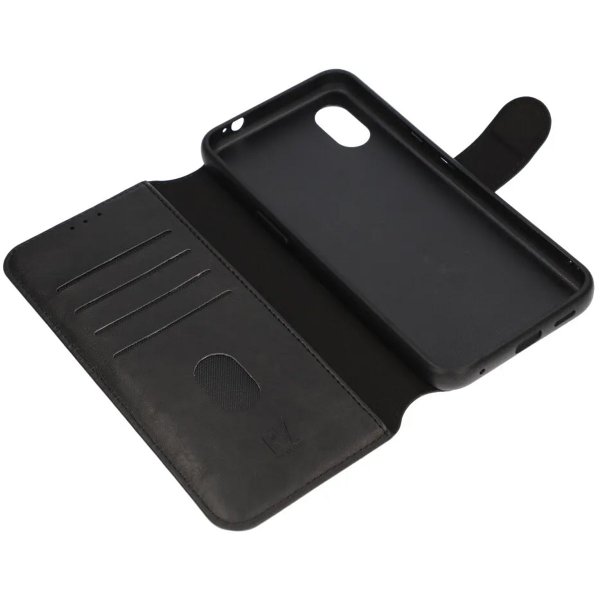 Rvelon Samsung Galaxy XCover 7 Cover 4 Kortrum Sort