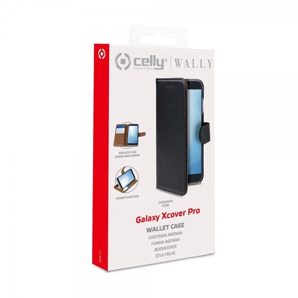Celly Samsung Galaxy XCover Pro Fodral Wally Wallet Case Sort
