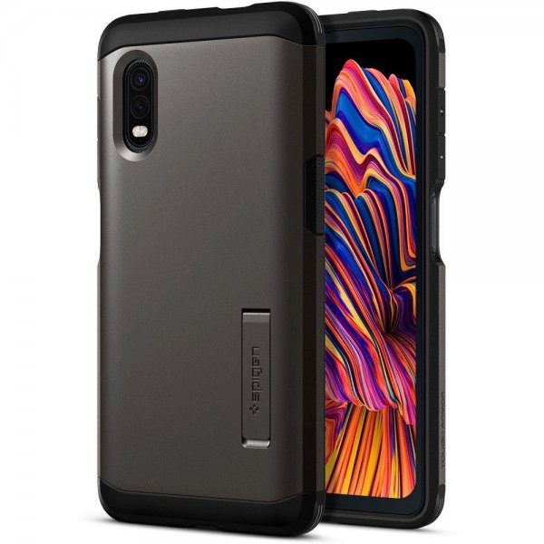 Spigen Samsung Galaxy XCover Pro Cover Tough Armor Gunmetal