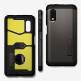 Spigen Samsung Galaxy XCover Pro Cover Tough Armor Gunmetal