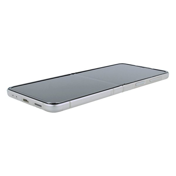 Samsung Galaxy Z Flip 3 5G 2021 (F711) Skærm med LCD Display Original - Creme
