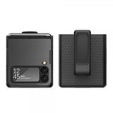 Samsung Galaxy Z Flip 3 Etui med Bælteclips Grå