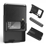 Samsung Galaxy Z Flip 3 Etui med Bælteclips Grå