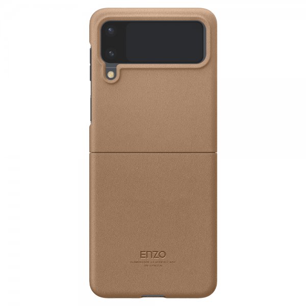 Spigen Samsung Galaxy Z Flip 3 Cover Enzo Classic Brown
