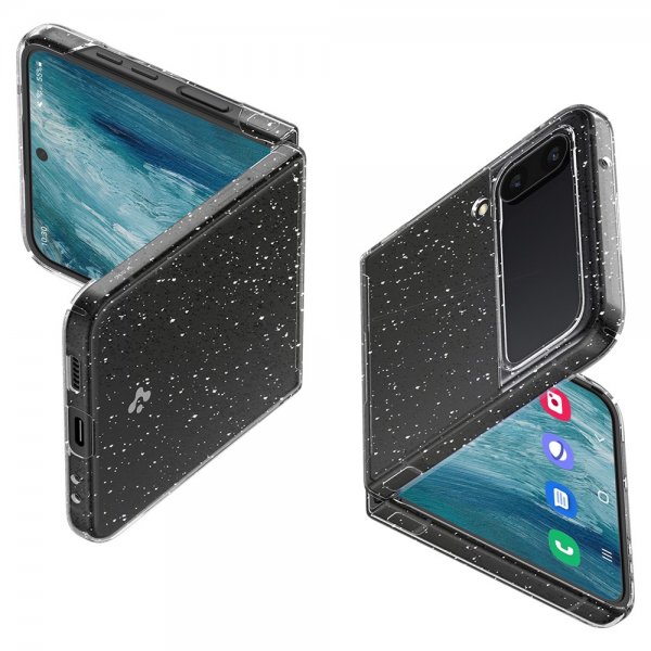 Spigen Samsung Galaxy Z Flip 4 Cover Air Skin Glitter Crystal Quartz