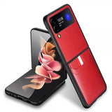 Samsung Galaxy Z Flip 4 Cover med Kortlomme Rød