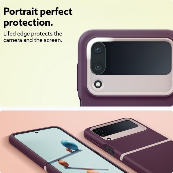 Caseology Samsung Galaxy Z Flip 4 Cover Nano Pop Burgundy Bean