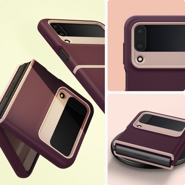 Caseology Samsung Galaxy Z Flip 4 Cover Nano Pop Burgundy Bean