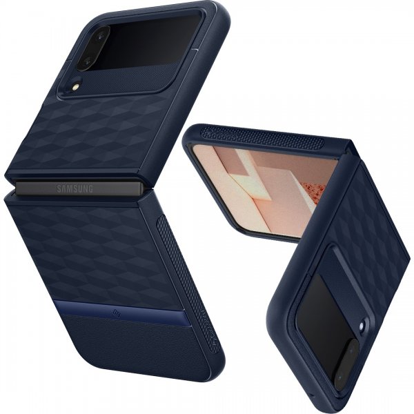 Caseology Samsung Galaxy Z Flip 4 Cover Parallax Midnight Blue