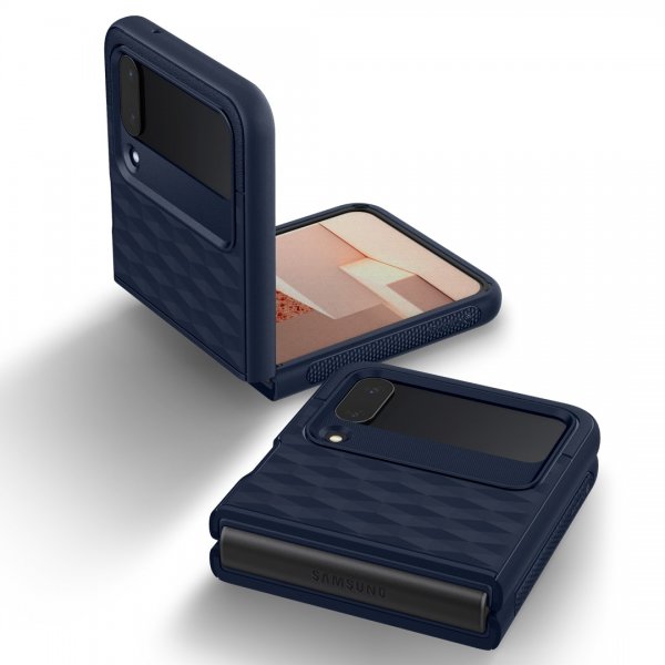 Caseology Samsung Galaxy Z Flip 4 Cover Parallax Midnight Blue