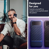 Caseology Samsung Galaxy Z Flip 4 Cover Parallax Midnight Blue
