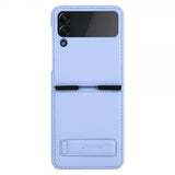 Nillkin Samsung Galaxy Z Flip 4 Cover Qin-serien Lilla