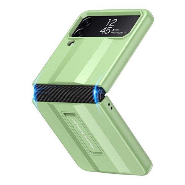 GKK Samsung Galaxy Z Flip 4 Cover Super Car Series Grøn