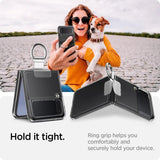 Spigen Samsung Galaxy Z Flip 4 Cover Thin Fit Ring My Sketch Crystal Clear