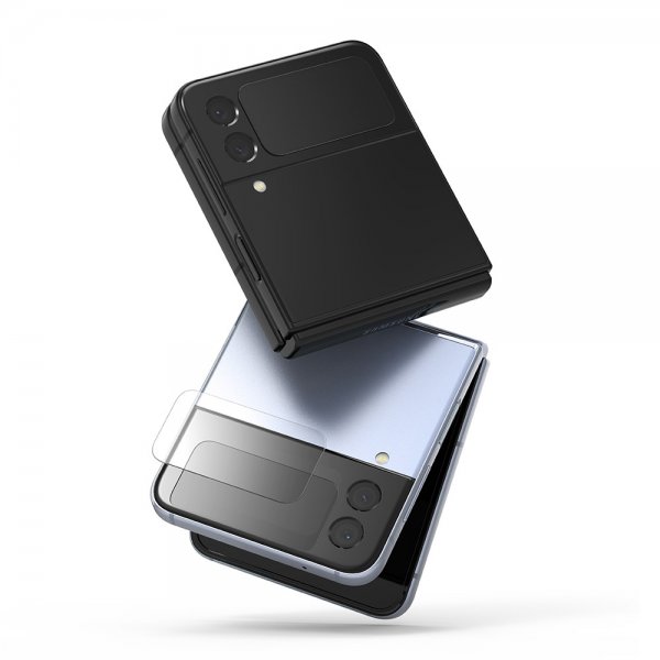 Ringke Samsung Galaxy Z Flip 4 Skærmbeskyttelse Cover Display Protector Glass 3-pak