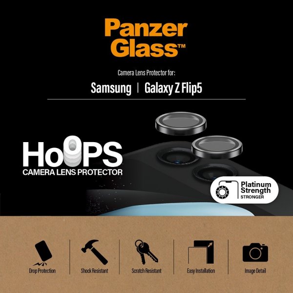 PanzerGlass Samsung Galaxy Z Flip 5 Kamerabeskyttelse Hoops