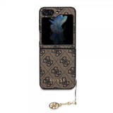 Guess Samsung Galaxy Z Flip 5 Cover 4G Charm Brun