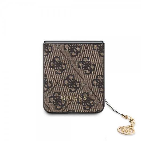 Guess Samsung Galaxy Z Flip 5 Cover 4G Charm Brun