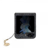 Guess Samsung Galaxy Z Flip 5 Cover 4G Charm Grå