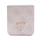 Guess Samsung Galaxy Z Flip 5 Skal 4G Metal Triangle Strass Rosa