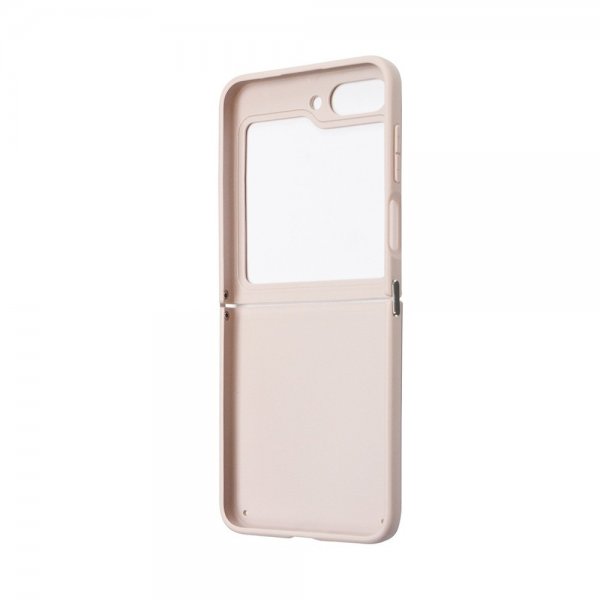Guess Samsung Galaxy Z Flip 5 Skal 4G Metal Triangle Strass Rosa