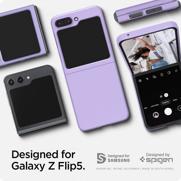 Spigen Samsung Galaxy Z Flip 5 Cover Air Skin Rose Purple