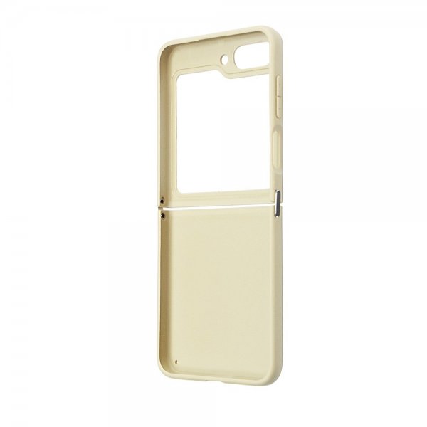 Guess Samsung Galaxy Z Flip 5 Cover Glitter Flakes Metal Logo Guld