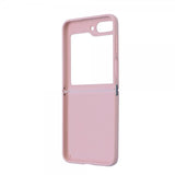 Guess Samsung Galaxy Z Flip 5 Cover Glitter Flakes Metal Logo Rosa