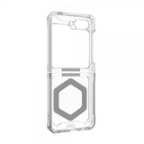 Urban Armor Gear (UAG) Samsung Galaxy Z Flip 5 Cover Plyo Pro MagSafe Ice/Silver