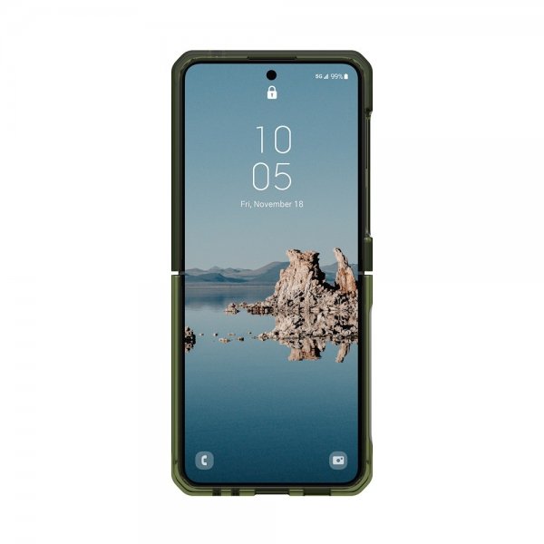 Urban Armor Gear (UAG) Samsung Galaxy Z Flip 5 Cover Plyo Pro MagSafe Olive/Space Grey