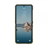 Urban Armor Gear (UAG) Samsung Galaxy Z Flip 5 Cover Plyo Pro MagSafe Olive/Space Grey