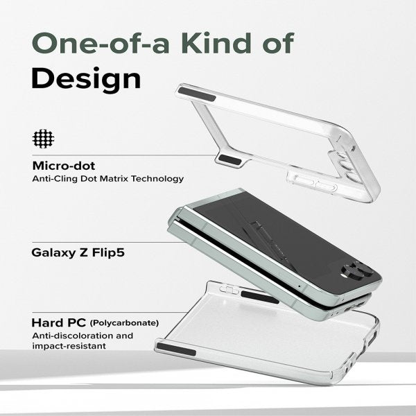 Ringke Samsung Galaxy Z Flip 5 Cover Slim Mat Gennemsigtig