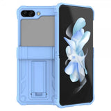 Samsung Galaxy Z Flip 5 Cover Standfunktion Lyseblå
