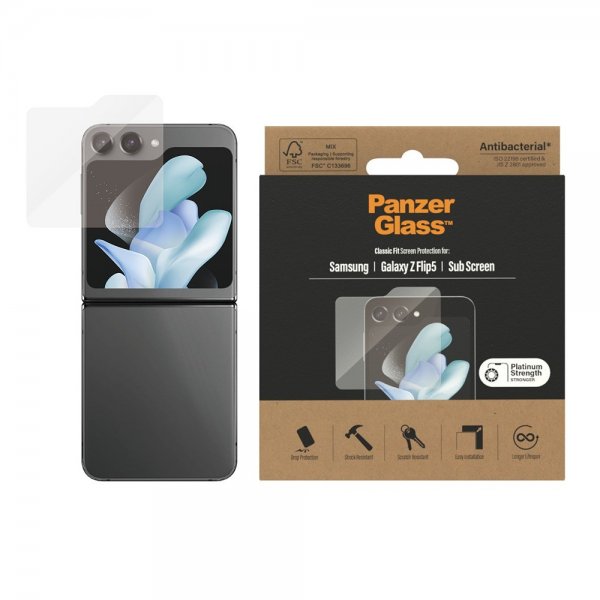 PanzerGlass Samsung Galaxy Z Flip 5 Skærmbeskyttelse Classic Fit