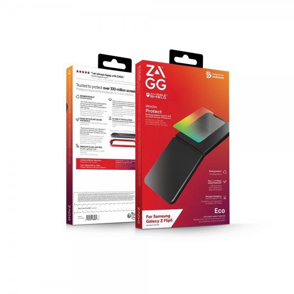 ZAGG InvisibleShield Samsung Galaxy Z Flip 5 Skærmbeskytter Ultra Eco