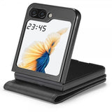 Lc.Imeeke Samsung Galaxy Z Flip 6/Flip 7 FE Cover med Kortrum Kickstand Funktion Sort