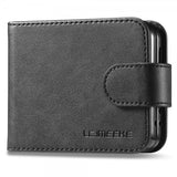 Lc.Imeeke Samsung Galaxy Z Flip 6/Flip 7 FE Cover med Kortrum Kickstand Funktion Sort