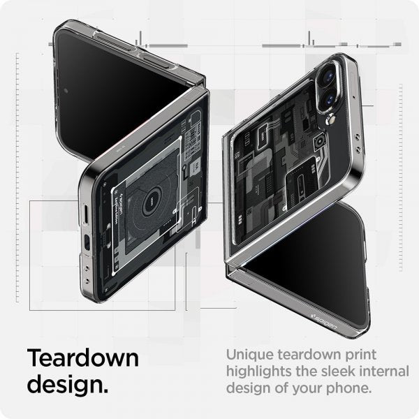 Spigen Samsung Galaxy Z Flip 6/Galaxy Z Flip 7 FE Cover Air Skin Zero One Sort