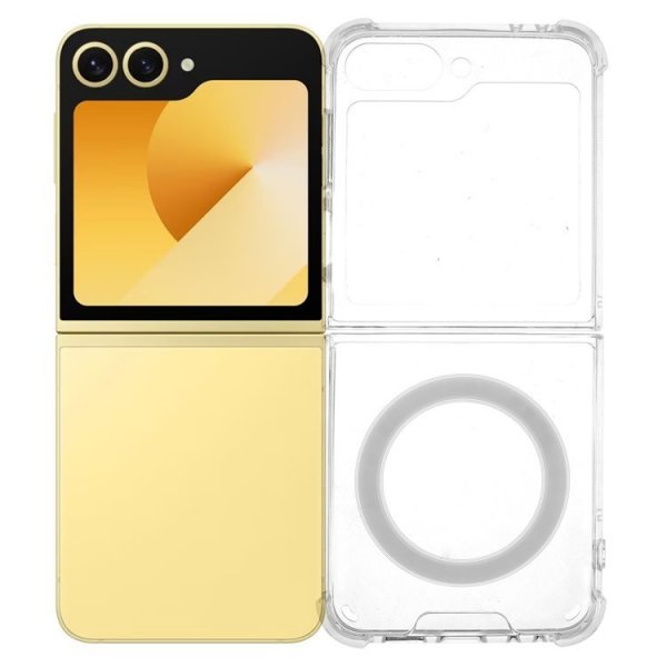 Nordic Covers Samsung Galaxy Z Flip 6/Galaxy Z Flip 7 FE Cover Feather Series MagSafe Transparent