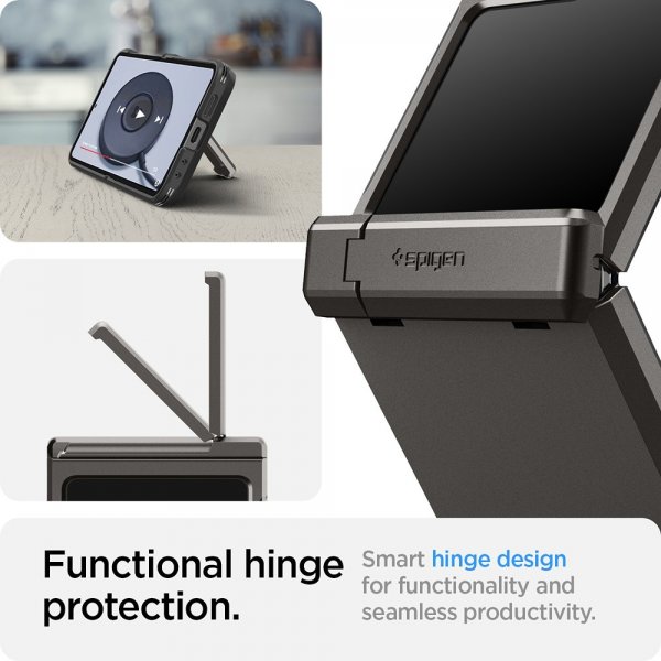 Spigen Samsung Galaxy Z Flip 6/Galaxy Z Flip 7 FE Cover Tough Armor Pro Gunmetal