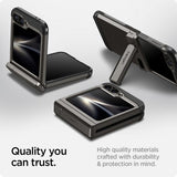 Spigen Samsung Galaxy Z Flip 6/Galaxy Z Flip 7 FE Cover Tough Armor Pro Gunmetal