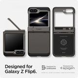 Spigen Samsung Galaxy Z Flip 6/Galaxy Z Flip 7 FE Cover Tough Armor Pro Gunmetal