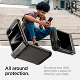 Spigen Samsung Galaxy Z Flip 6/Galaxy Z Flip 7 FE Cover Tough Armor Pro Gunmetal